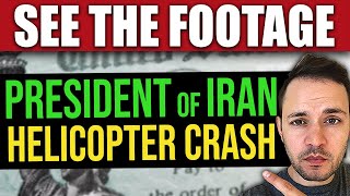 FOOTAGE of Iranian President Ebrahim Raisi Helicopter Crash [upl. by Lonnard]