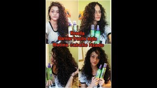 REVIEW GARNIER FRUCTIS STYLE  RUTINA CABELLO RIZADO [upl. by Buffo]