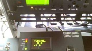 GORDIUS Little Giant shows AxeFX Tuner [upl. by Aehsrop213]