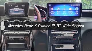 Mecedes Benz × Ownice 123 inch Android Head Unit Dual System Wide Screen [upl. by Nainatrad]