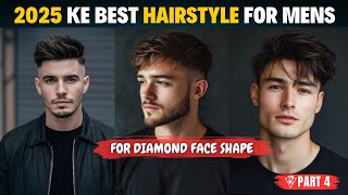 Best Hairstyles For Diamond Face Shape Mens  2025 Ke Best Hairstyles For Mens Part 4 [upl. by Kathy]