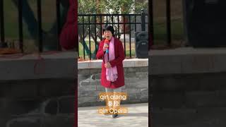 My Mother is singing qin Opera  Shaanxi Opera China [upl. by Ainitsirk21]