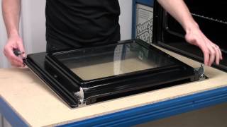 How To Replace The Door Glass On An Oven [upl. by Dame921]