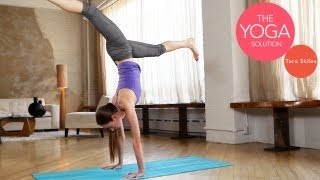 Toned Back and Arms Routine  The Yoga Solution With Tara Stiles [upl. by Ocirred]