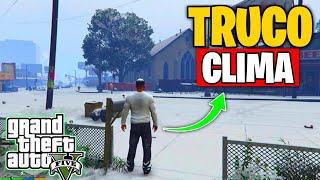 TRUCO CLIMA EN GTA 5 MODO HISTORIA [upl. by Waki]