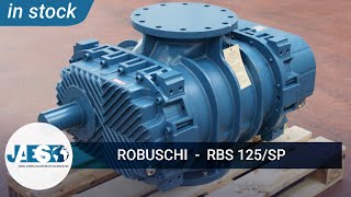 ROBUSCHI RBS 125SP IN STOCK Blower  Soffiatore volumetrico rotativo a tre lobi  Soplador [upl. by Petra]