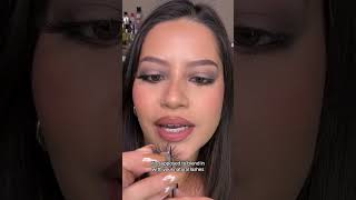 How to apply half lash quickandeasymakeuplook [upl. by Einnhoj]