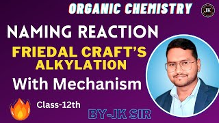 friedal crafts alkylation organic chemistry12th class BYJK SIR [upl. by Lundberg844]