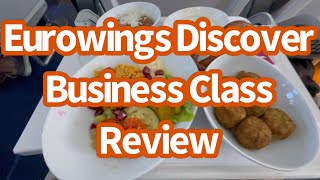 Eurowings Discover Business Class  Is it Worth it Seat Meal and Experience Review [upl. by Winzler]