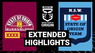 State of Origin 2000  Game 2  Extended Highlights  NRL [upl. by Dallon]