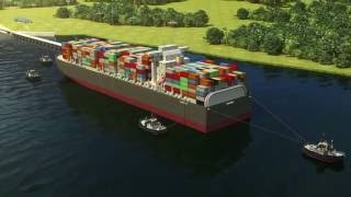 Overview of the new Panama Canal expansion [upl. by Anolahs165]