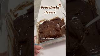 PROTEINSKI DESERT🍩  gotov za par min proteinrecipes proteindessert [upl. by Atiuqrehs]