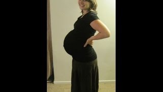 Pregnancy Belly Progression 9 months week by week 1 [upl. by Galitea]