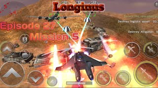 Gunship Battle Episode 27 Mission 5 Longinus GunshipBattle [upl. by Akelahs]