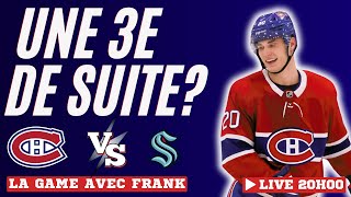 Canadiens VS Kraken 29 octobre 2024 LIVE [upl. by Ellives]