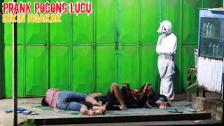 Prank Pocong Lucu  Prank Bocil Lagi Tidur  Bikin Ngakak [upl. by Anenahs]