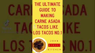 Carne Asada Taco Recipe like Los Taco No 1 [upl. by Stricklan964]