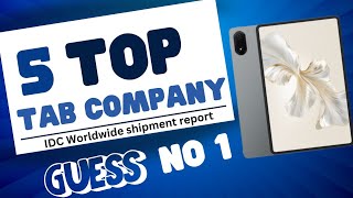 Which is Biggest Tablets Company in World Tab Shipment Report 2024  Which tab company is Number one [upl. by Cicily522]