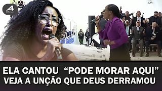 SULAMITA ALVES VEJA O QUE DEUS FEZ QUANDO ELA CANTOU quotPODE MORAR AQUI quot ATÉ O PASTOR [upl. by Madden]