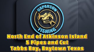 Tabbs Bay Baytown  North End of Atkinson Island Drone Footage [upl. by Llemaj]