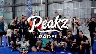 Bedrijfsuitje bij Peakz Padel [upl. by Swope]