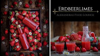 EDBEERLIMES Likör Meine Erdbeerwoche Rezept Nr06 [upl. by Eimarrej625]