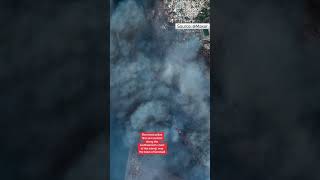 New satellite imagery captured by Maxar Technologies showed the blazes burning in Rhodes [upl. by Dammahum]