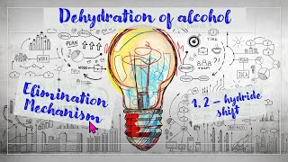 4Alkene Dehydration of alcohol  Elimination reaction with rearrangement [upl. by Darryl890]