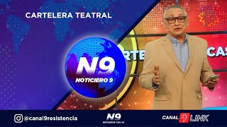 CARTELERA TEATRAL  NOTICIERO 9 [upl. by Angrist]