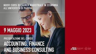 Accounting Finance and Business Consulting  Talk con Francis De Zanche consulente aziendale [upl. by Eberto926]