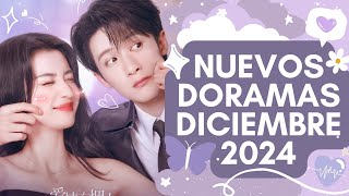 💜 10 NUEVOS DORAMAS Y DONDE VERLOS DICIEMBRE 2024  NETFLIX VIKI YOUKU Y MAS [upl. by Baun738]