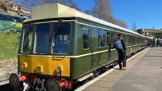 First day of Wareham to Swanage trial service on the Swanage Railway  040423 [upl. by Stuppy679]