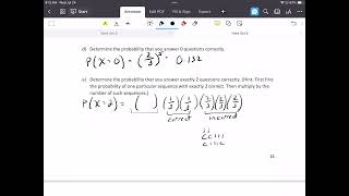 Binomial Distribution Introduction pg 4647 [upl. by Aihsakal]