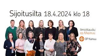 OP Kainuu sijoitusilta 1842024 [upl. by Attikin]