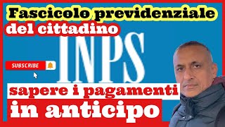 come sapere i pagamenti in anticipo Inps [upl. by Danyluk]