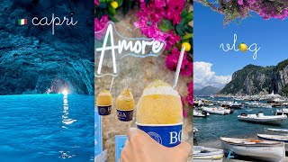 capri vlog  blue grotto lemon sorbet boat ride  south italy [upl. by Sammer]