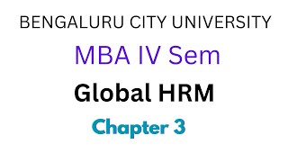 Global HRM Chapter 3 MBA 4th sem [upl. by Zasuwa515]