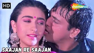 Saajan Re Saajan Kehta Hai  Govinda Karishma Kapoor Songs  Kumar Sanu Songs  Dulaara Hit Songs [upl. by Lorita]