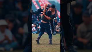 Inner Mongolian Wrestling in SlowMotion Uncover the Beauty of Moves [upl. by Dey]