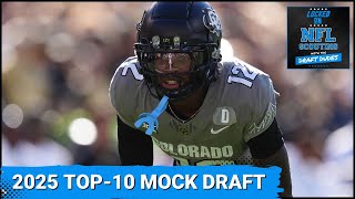 Top10 2025 NFL Mock Draft using current order Who do Jaguars pick Where do QBs land [upl. by Paluas373]