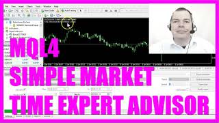 MQL4 TUTORIAL  SIMPLE MARKETTIME EXPERT ADVISOR [upl. by Annice4]