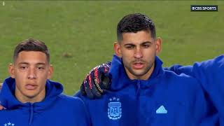 National Anthem of Argentina vs Costa Rica International Friendly Football Match 🇦🇷 [upl. by Thrasher]