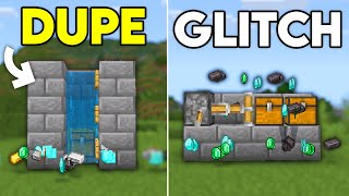 BEST WORKING DUPLICATION GLITCHES in Minecraft Bedrock 121 [upl. by Nerot]