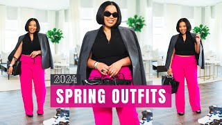 Styling 5 Dressy Casual Spring Outfits  What I Wore This Week [upl. by Leirua217]