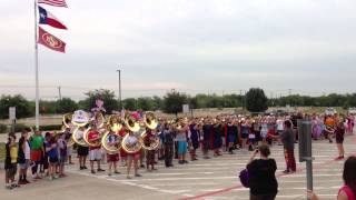 Saginaw High School Band Marchathon 2013 [upl. by Ettennaej]