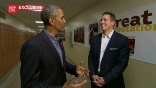 Exclusive Interview President Obama on Sunny the dog [upl. by Kcirtapnaes157]