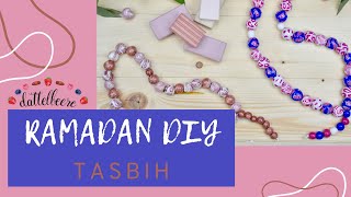 Tasbih DIY  Gebetskette aus Fimo basteln  Das perfekte Geschenk für den Ramadan [upl. by Niawd920]