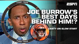 WHAT ARE YOU TALKING ABOUT 🤯 Stephen A GOES OFF on Chris Cantys Joe Burrow take  First Take [upl. by Nikal375]