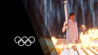 The History of the Olympic Flame  90 Seconds Of The Olympics [upl. by Ais]