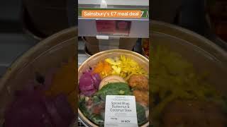 Sainsbury’s £7 meal deal sainsburys [upl. by Ahsienak]